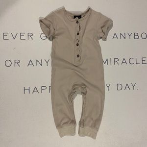 Tan Little Bipsy Romper 12-18 months